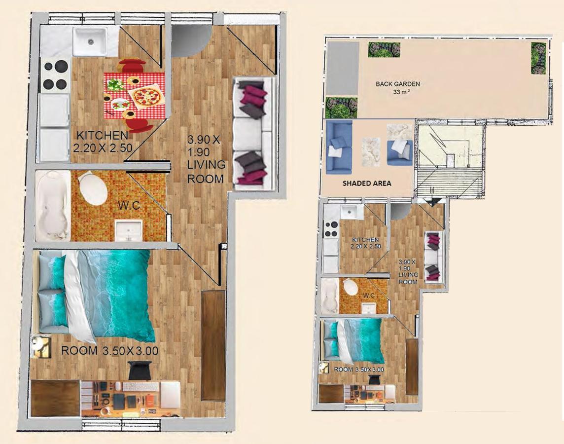 Ferienwohnung Studio Athen Exterior foto